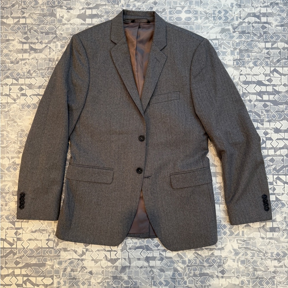 Men's Brown Herringbone Blazer